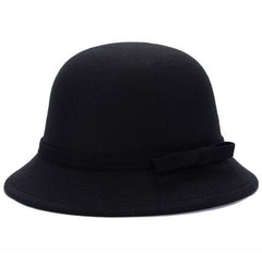 Vintage Wool Felt Bowler Derby Hat