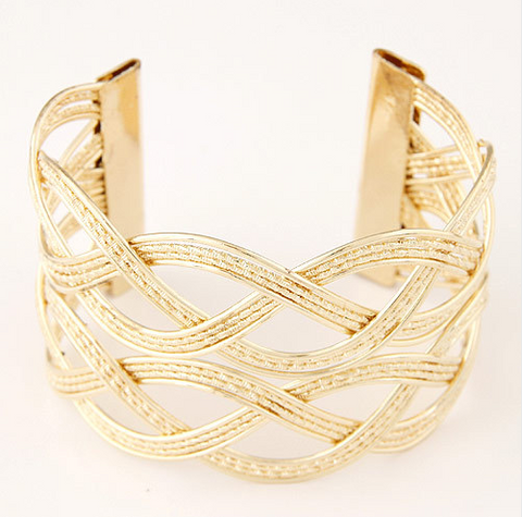 Gold/Silver Plated cuff Bracelets