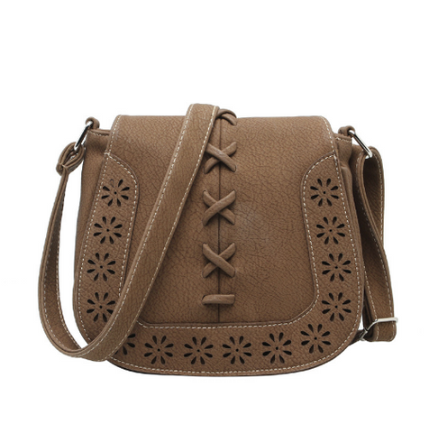 Retro Hollow Out Cross Body Shoulder Bag